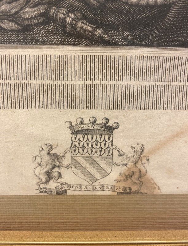 Anonimo, XIX Sec. - Putti e Stemmi Araldici