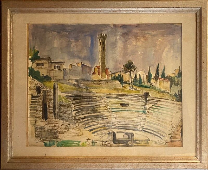 Rodolfo Marma - Anfiteatro a Fiesole
