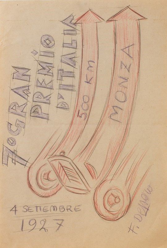 Fortunato Depero - 7 Gran Premio 500 Km di Monza
