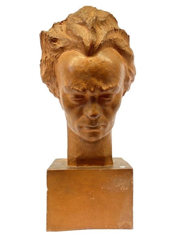 Scuola Francese, XX sec. - Ritratto di Ludwig Van Beethoven