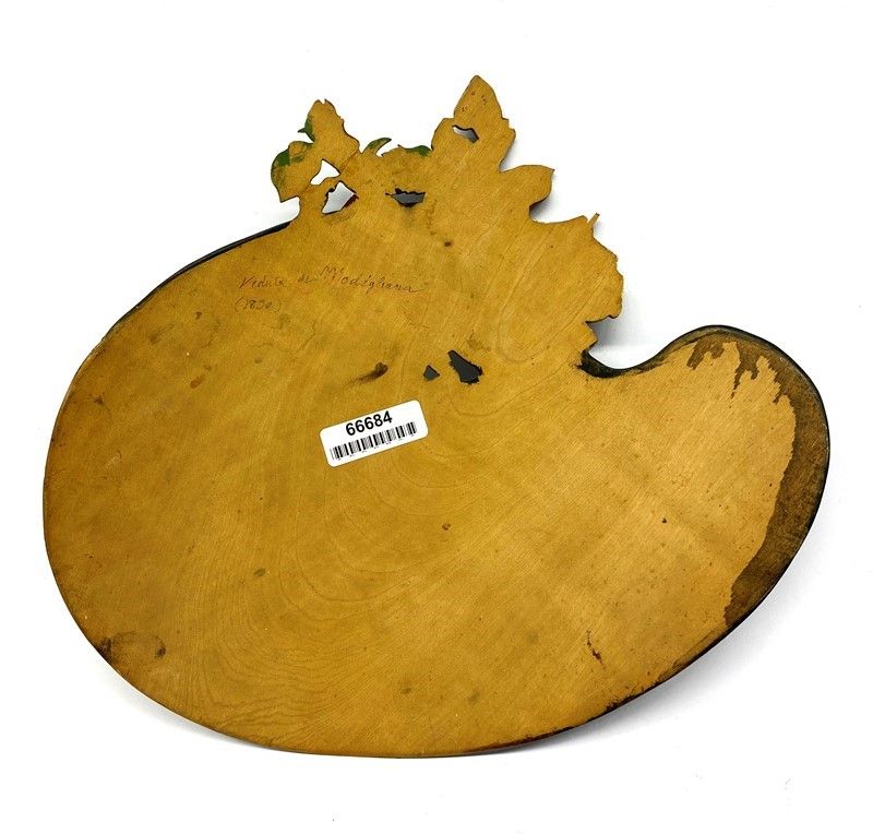 Anonimo, XIX Sec. - Veduta di Modigliana e Rose