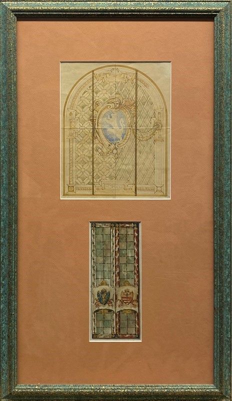 Galileo Chini - Bozzetti per le Vetrate Hotel Roma (piazza Santa Maria Novella di Firenze)
