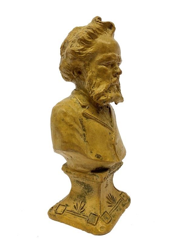 Scuola Toscana, XIX Sec. - Busto di Giosuè Carducci