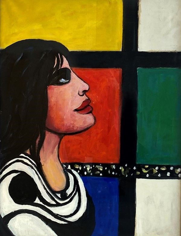 Pompeo Borra - Donna alla finestra