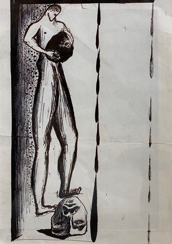 Enzo Cucchi - Senza titolo