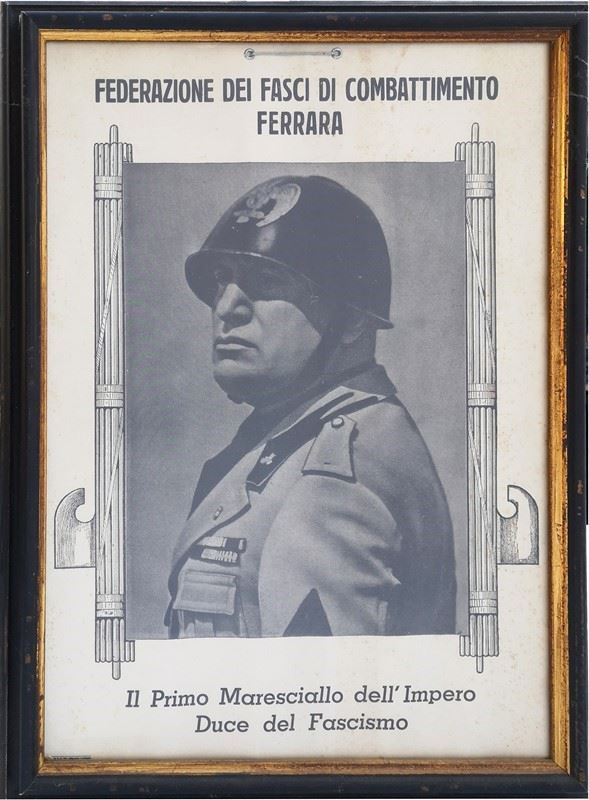 Federazione dei fasci di combattimento Ferrara  - Auction MEMORABILIA DELLA SECONDA GUERRA MONDIALE - Galleria Pananti Casa d'Aste