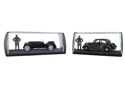 Alfa Romeo e Lancia con Figure di Mussolini