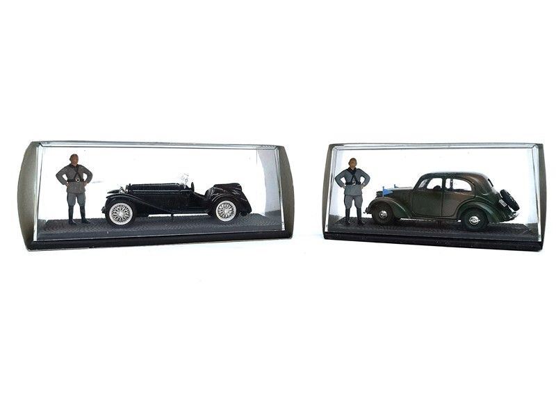 Alfa Romeo e Lancia con Figure di Mussolini