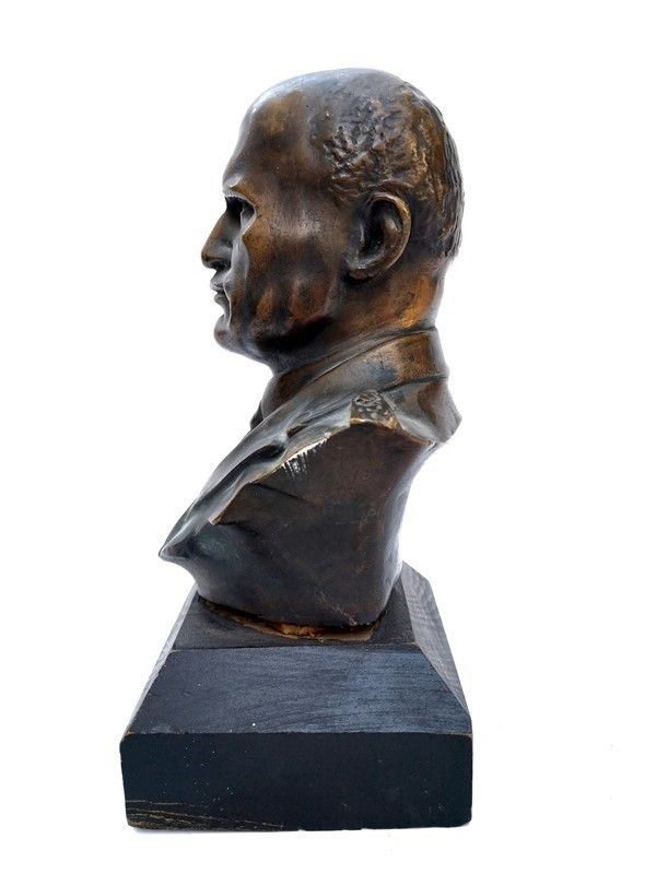 Busto di Mussolini - Auction MEMORABILIA DELLA SECONDA GUERRA MONDIALE -  Galleria Pananti Casa d'Aste
