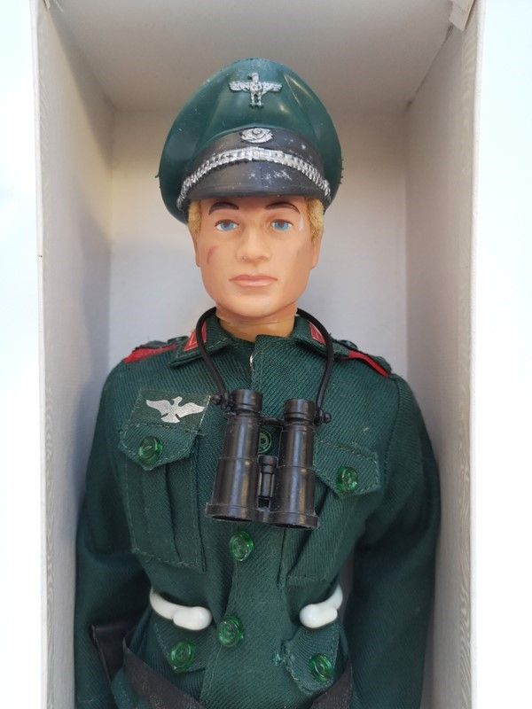 Nazi Officer Steven Smiles Green Uniform