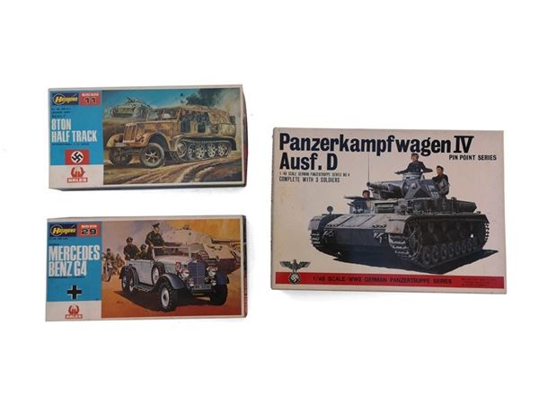 Ston Half Trak - Mercedes Benz G4 - Panzerkampf wagen IV Ausf. D.  - Auction MEMORABILIA DELLA SECONDA GUERRA MONDIALE - Galleria Pananti Casa d'Aste