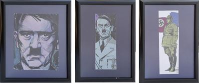 Hitler e Mussolini (trittico)