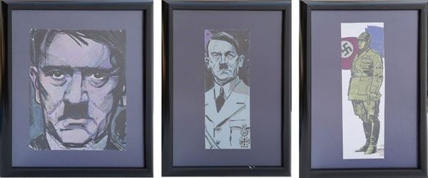 Stefano Babini - Hitler e Mussolini (Trittico)