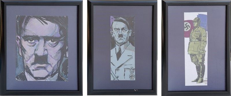 Stefano Babini - Hitler e Mussolini (trittico)