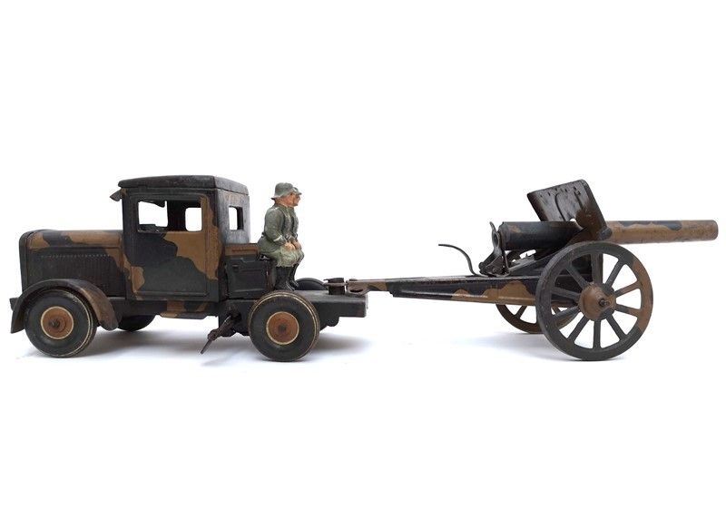 Carro Lutwaffe con Cannone e Figure