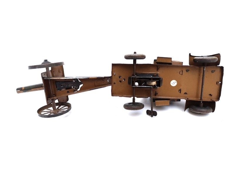 Carro Lutwaffe con Cannone e Figure