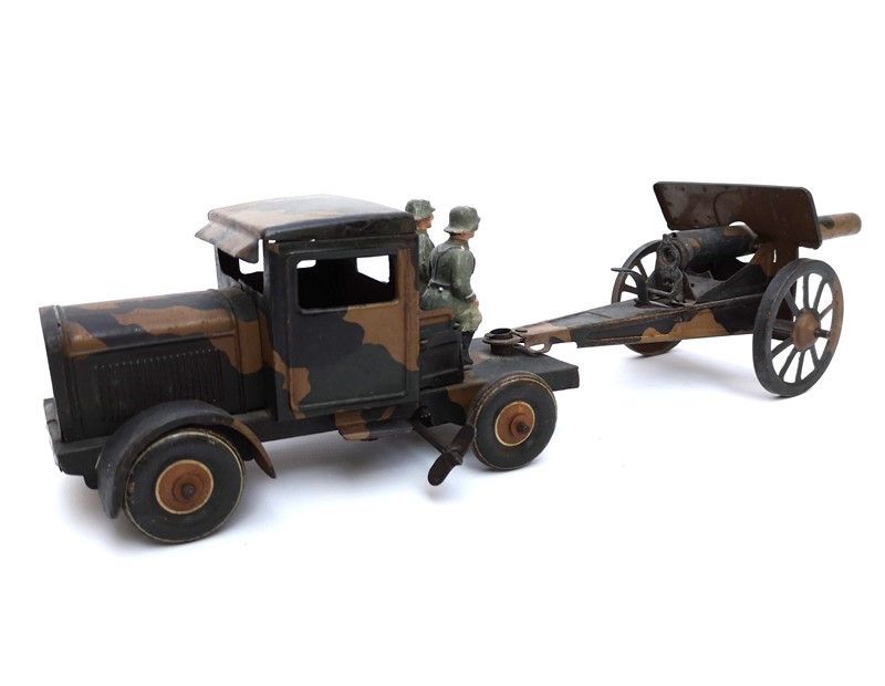 Carro Lutwaffe con Cannone e Figure