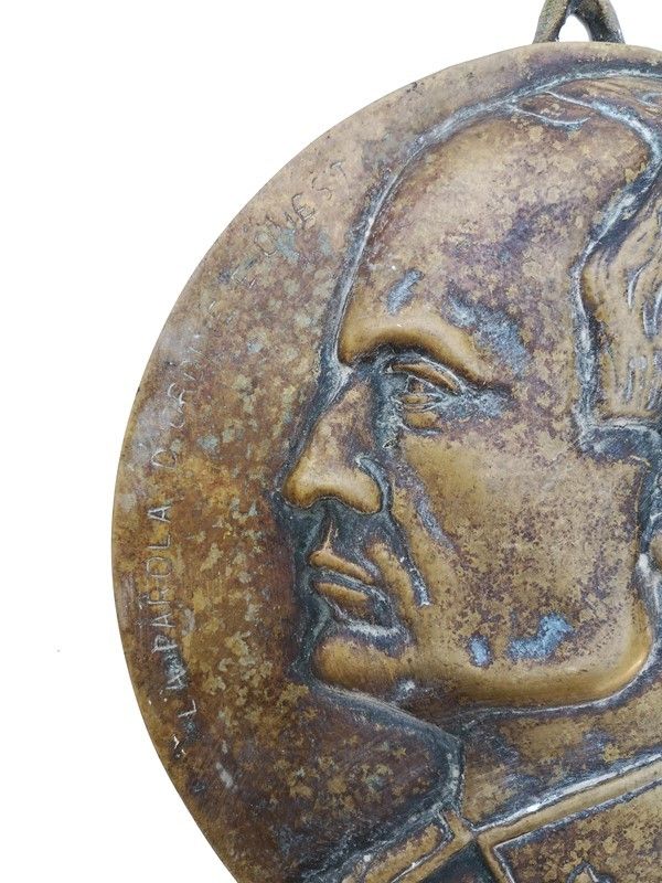 Anonimo, XX Sec. - Profilo di Mussolini