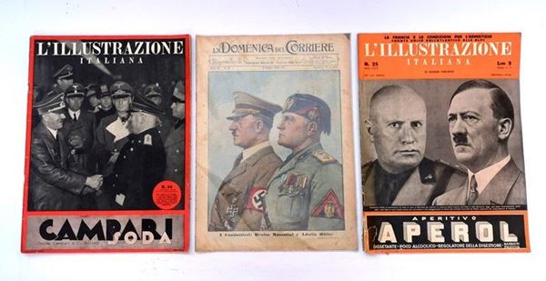 Due riviste L&#39;Illustrazione Italiana -e una La Domenica del Corriere 