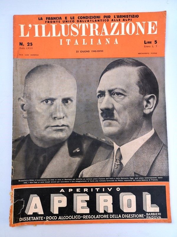 Due Riviste L'illustrazione Italiana -e una la Domenica del Corriere