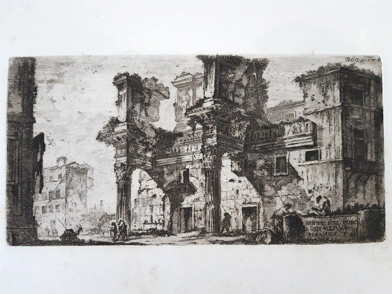 Giovanni Battista Piranesi - Parte del Foro di Nerva