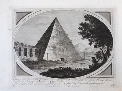 13 Acqueforti Realizzate su Opere di Piranesi Firmate in Lastra