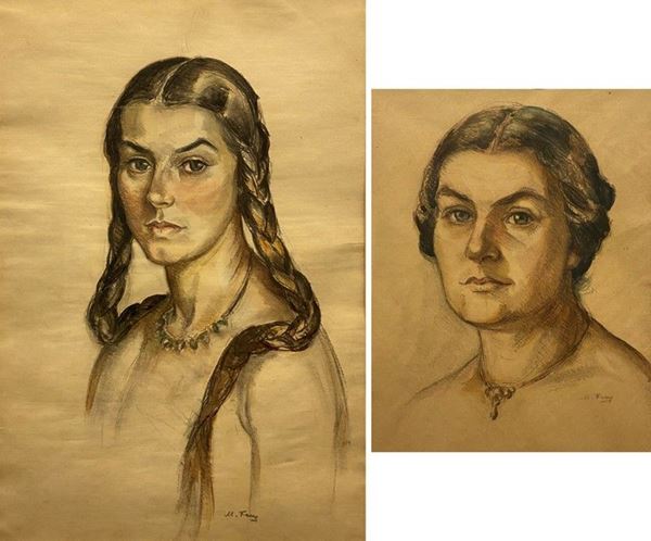 Marguerite Frey Surbek - Madre e figlia