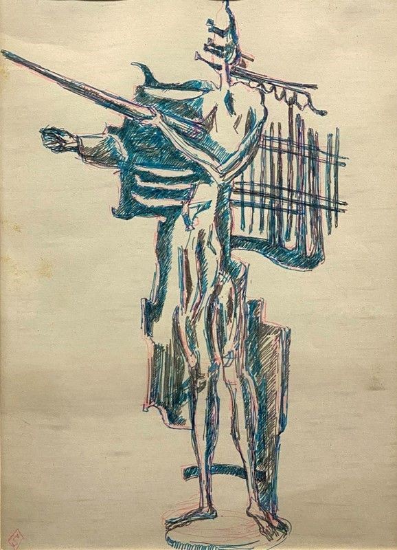 Raffaello Arcangelo Salimbeni - Bozzetto
