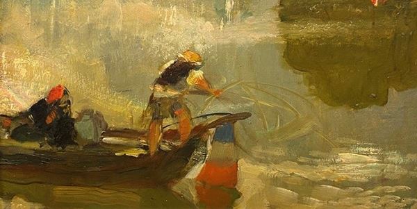 Anonimo, XX sec. - Fishermen