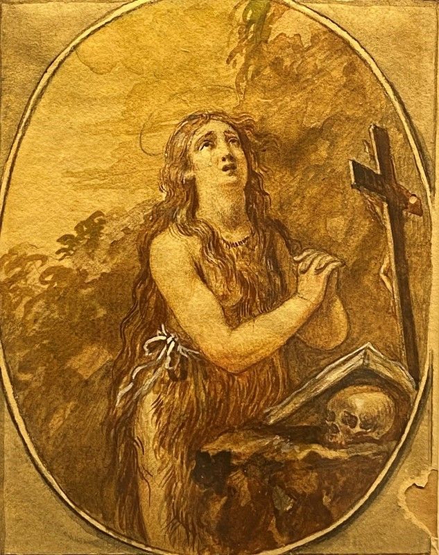 Anonimo, XIX Sec. - San Giuseppe e Maria Maddalena