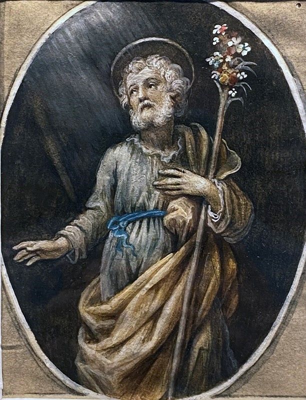 Anonimo, XIX Sec. - San Giuseppe e Maria Maddalena