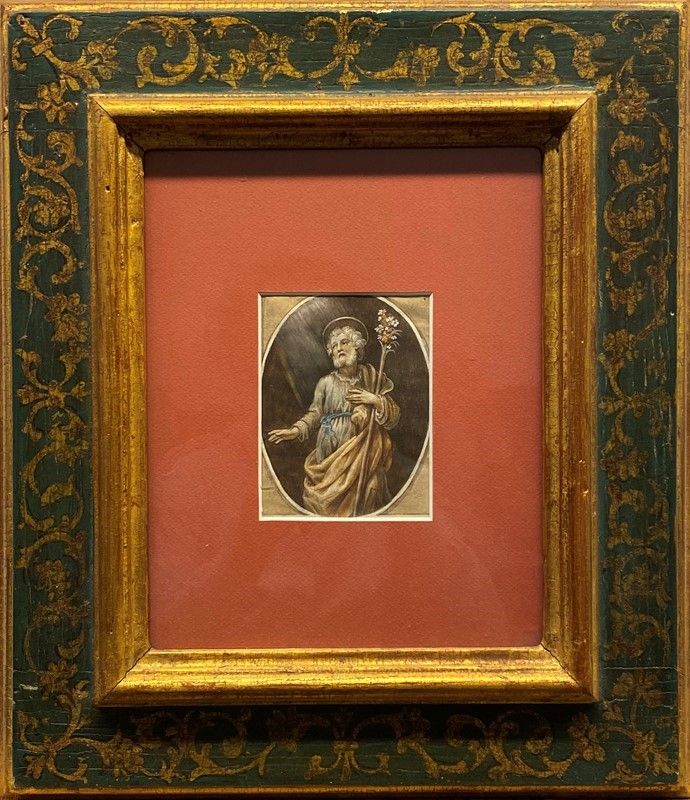 Anonimo, XIX Sec. - San Giuseppe e Maria Maddalena