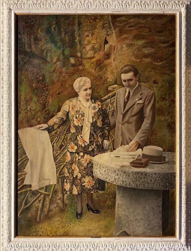 Giovanni Colacicchi - Doppio Ritratto