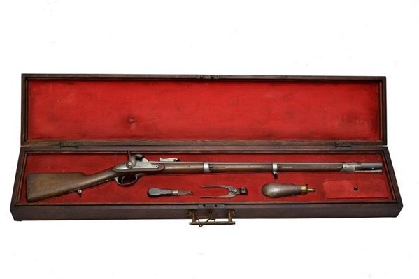 Particular cadet rifle in case