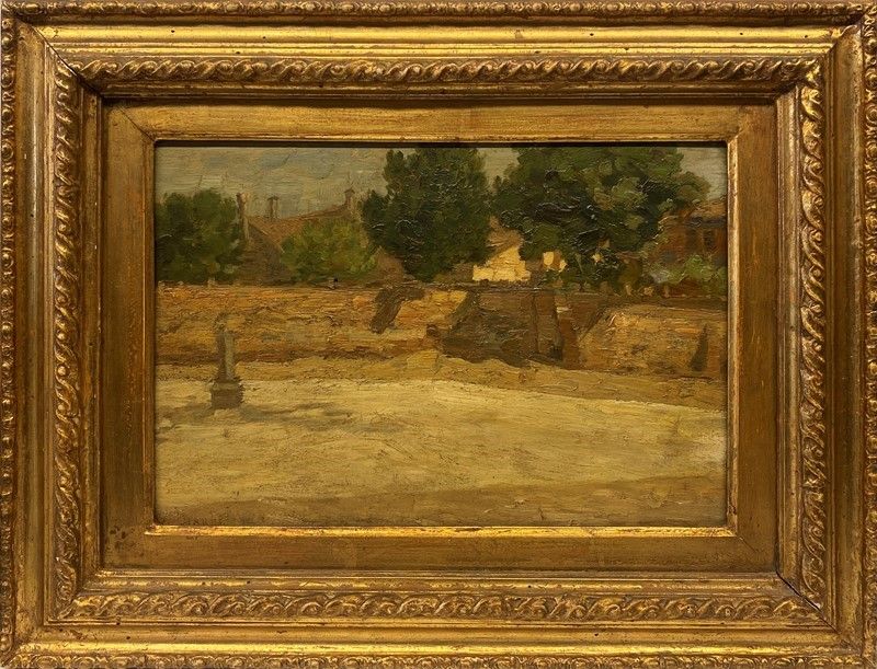 Guglielmo Ciardi - Venezia, un Campiello alla Giudecca
