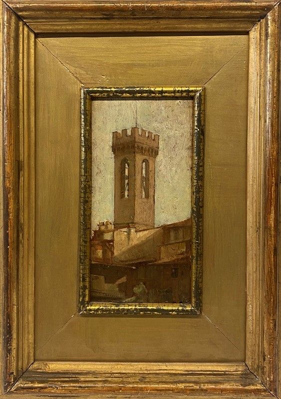 Eugenio Cecconi - Paesaggio Fiorentino