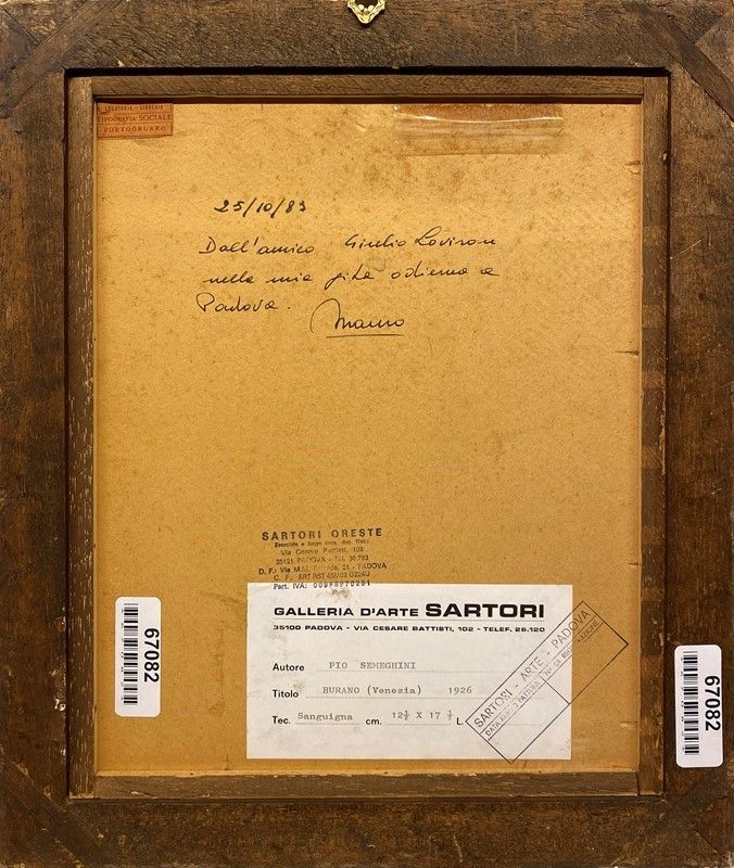 Pio Semeghini - Uomo Seduto al Caffè
