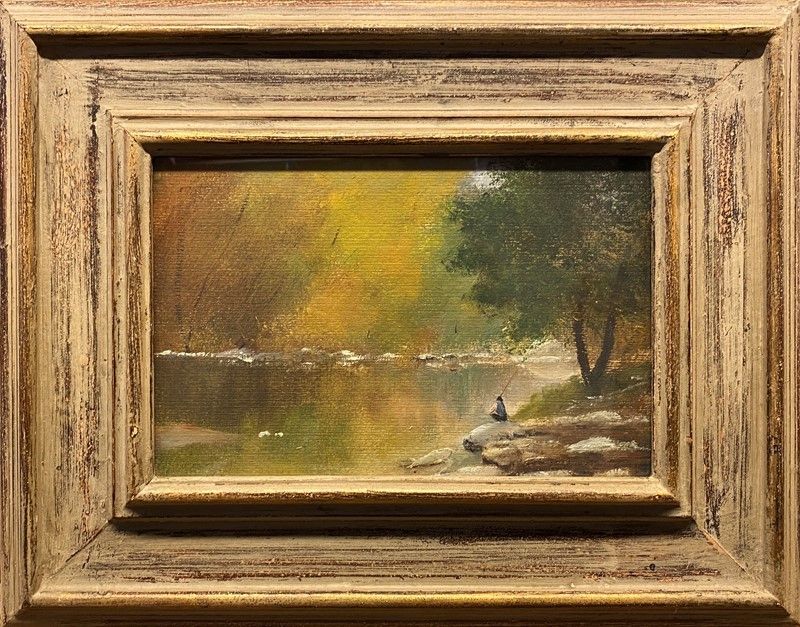 Fiorello Tosoni - Pescatore sul Lago