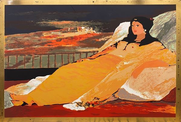 Salvatore Fiume - Woman lying down