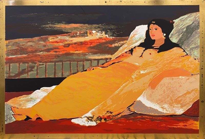 Salvatore Fiume - Donna Sdraiata