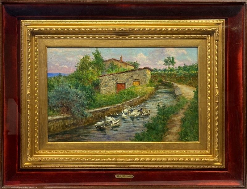Adolfo Tommasi - Gorile con Oche