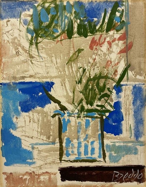 Gastone Breddo - Fiori sul balcone