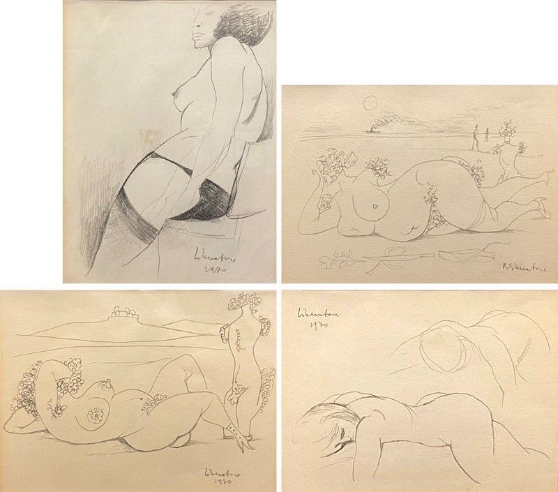 Fausto Maria Liberatore - Quattro Disegni di Vario Soggetto
