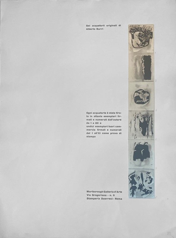 Alberto Burri - Combustion