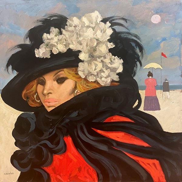 Fausto Maria Liberatore - Modella in spiaggia