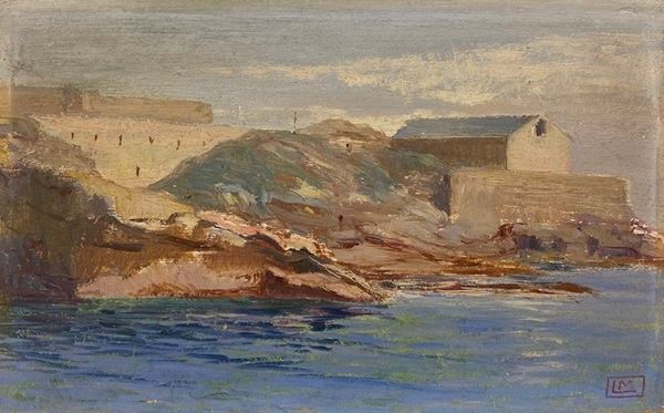 Anonimo, XX sec. - Coastal landscape