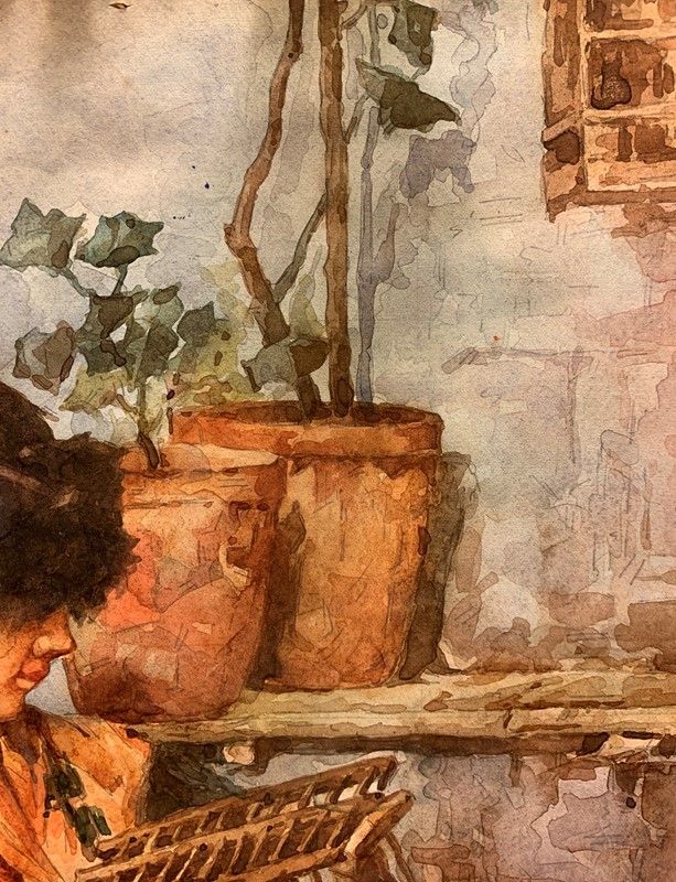 Anonimo, XIX Sec. - Madre e Figlia