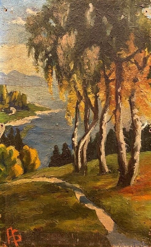 Anonimo, XIX - XX sec. - Landscape