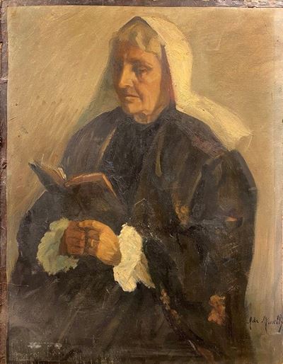 Donna con Libro
