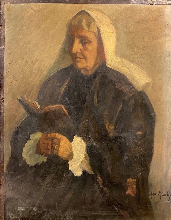Ada Minelly - Woman with book